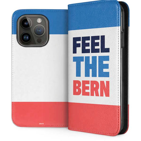 Feel The Bern iPhone 15 Pro Folio Case