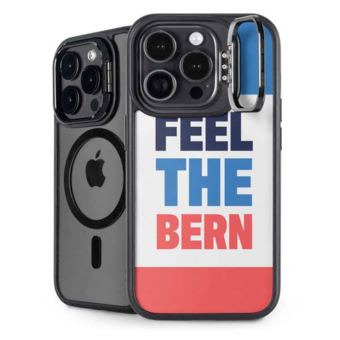 Feel The Bern iPhone 15 Pro Kickstand Case