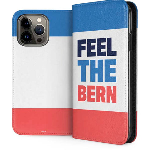 Feel The Bern iPhone 15 Pro Max Folio Case