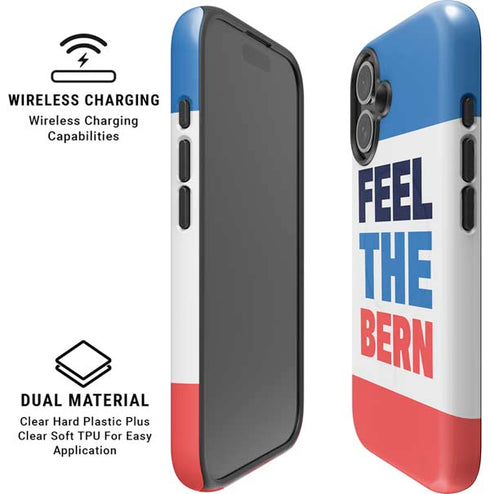 Feel The Bern iPhone 16 Plus Magsafe Impact Case