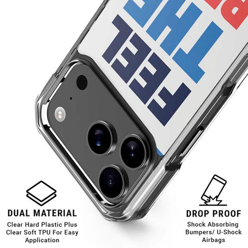 Feel The Bern iPhone 18 Pro Clear Case