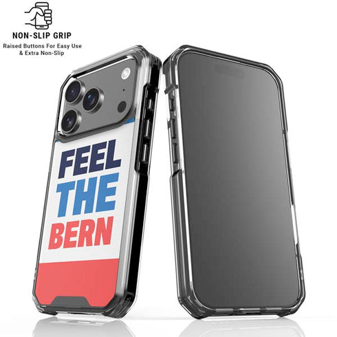 Feel The Bern iPhone 18 Pro Clear Case