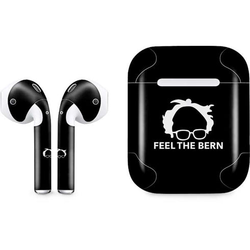 Feel The Bern Outline Apple AirPods 2 Skin