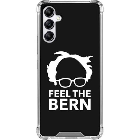 Feel The Bern Outline Gabb Phone 4 Clear Case