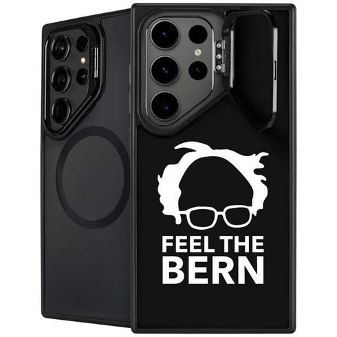 Feel The Bern Outline Galaxy S25 Ultra Kickstand Case