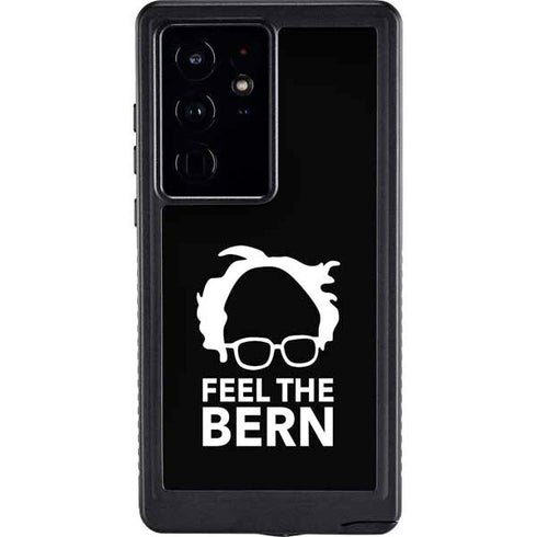 Feel The Bern Outline Galaxy S24 Ultra Waterproof Case