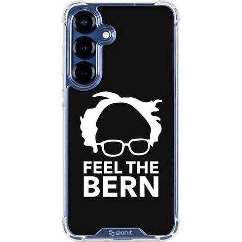 Feel The Bern Outline Galaxy S25 Clear Case