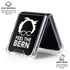 Feel The Bern Outline Galaxy Z Flip6 Clear Case