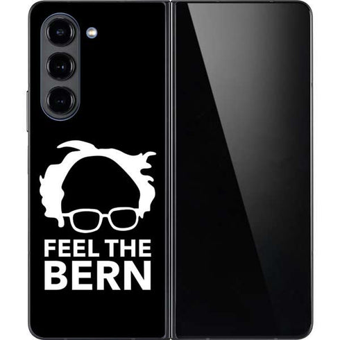 Feel The Bern Outline Galaxy Z Fold5 5G Skin