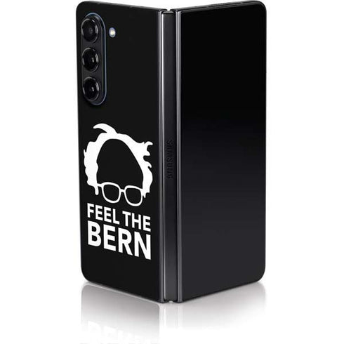 Feel The Bern Outline Galaxy Z Fold5 5G Skin