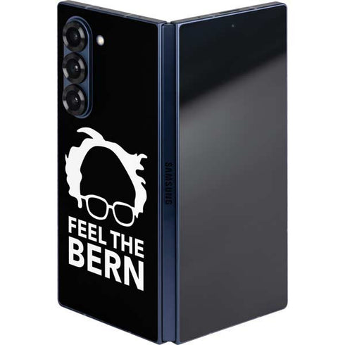Feel The Bern Outline Galaxy Z Fold6 Skin