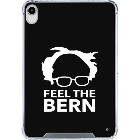 Feel The Bern Outline iPad 11th Gen (2025) Clear Case