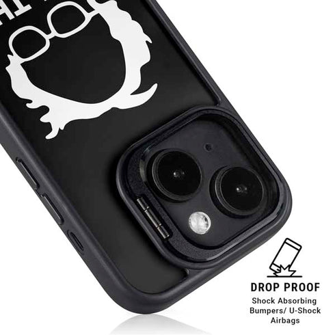 Feel The Bern Outline iPhone 13 Kickstand Case