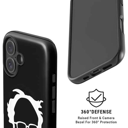 Feel The Bern Outline iPhone 16 Magsafe Impact Case