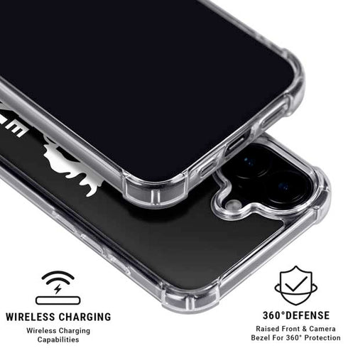 Feel The Bern Outline iPhone 16 Plus Clear Case
