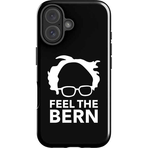 Feel The Bern Outline iPhone 16 Plus Impact Case