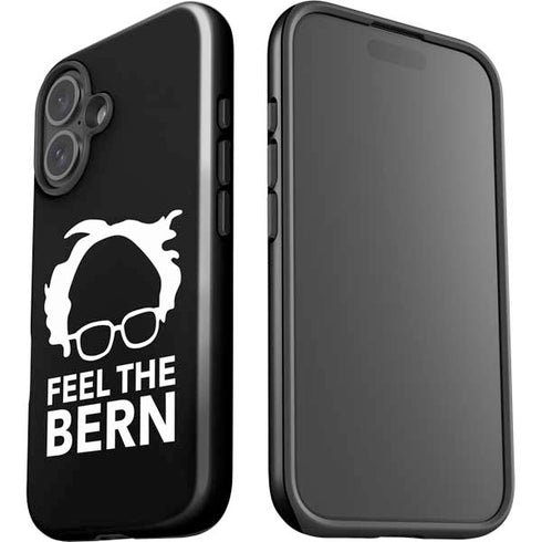 Feel The Bern Outline iPhone 16 Plus Impact Case