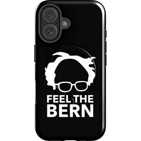 Feel The Bern Outline iPhone 16 Plus Magsafe Impact Case