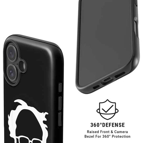 Feel The Bern Outline iPhone 16 Plus Magsafe Impact Case