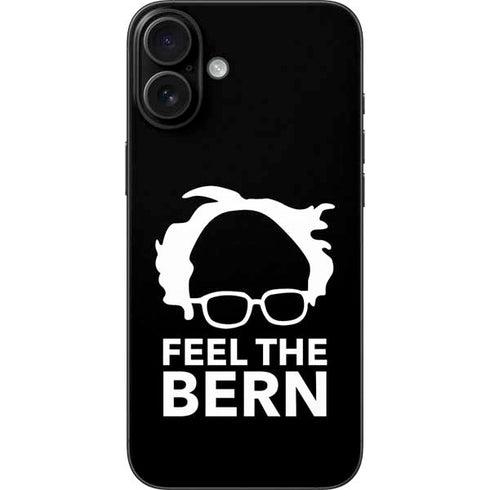 Feel The Bern Outline iPhone 16 Plus Skin