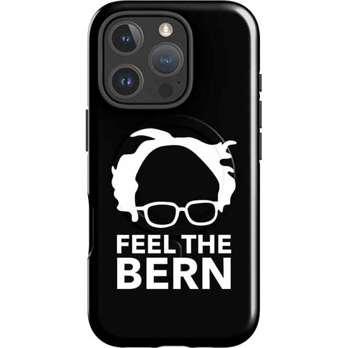 Feel The Bern Outline iPhone 16 Pro Max Magsafe Impact Case