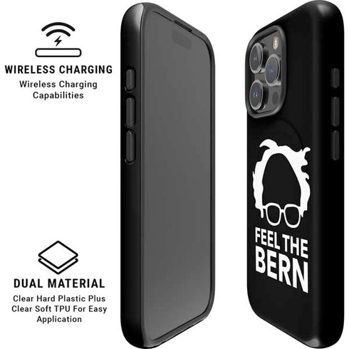 Feel The Bern Outline iPhone 16 Pro Max Magsafe Impact Case