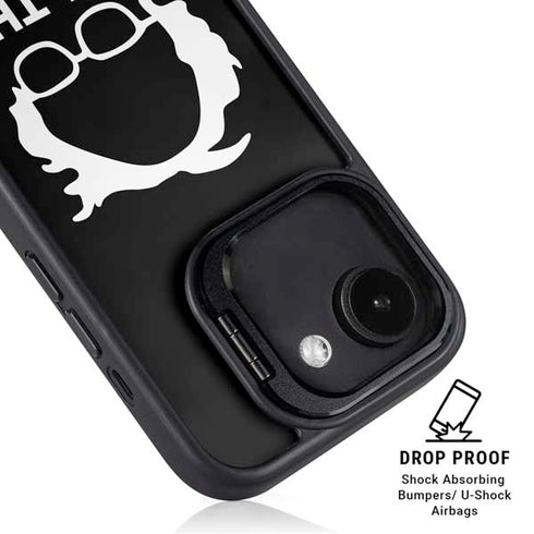 Feel The Bern Outline iPhone 16e Kickstand Case