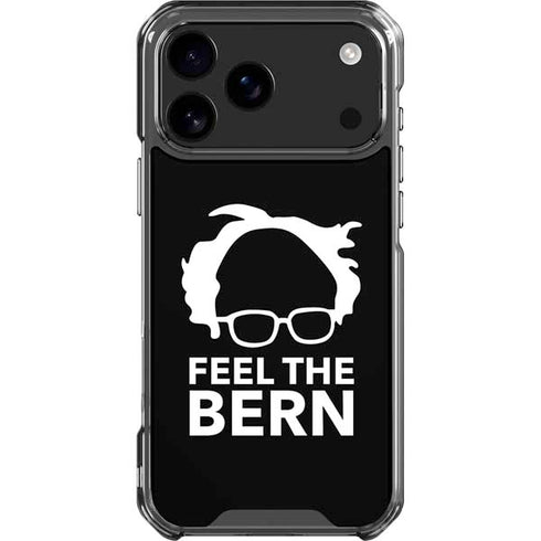 Feel The Bern Outline iPhone 18 Pro Max Clear Case
