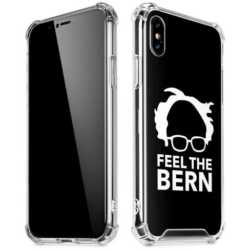 Feel The Bern Outline iPhone X/XS Clear Case
