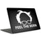Feel The Bern Outline MacBook Skins