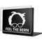 Feel The Bern Outline MacBook Cases