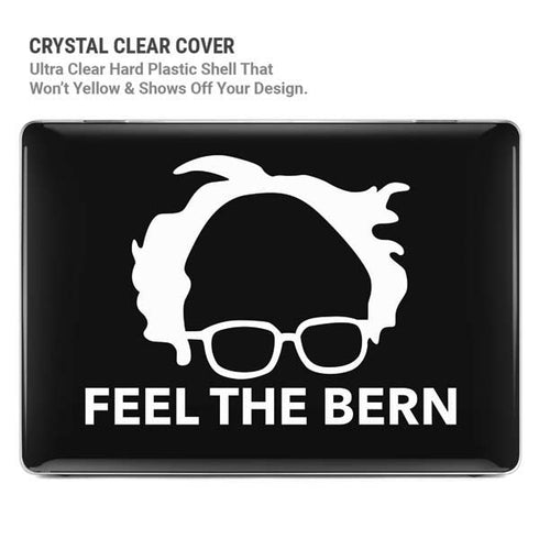 Feel The Bern Outline MacBook Cases