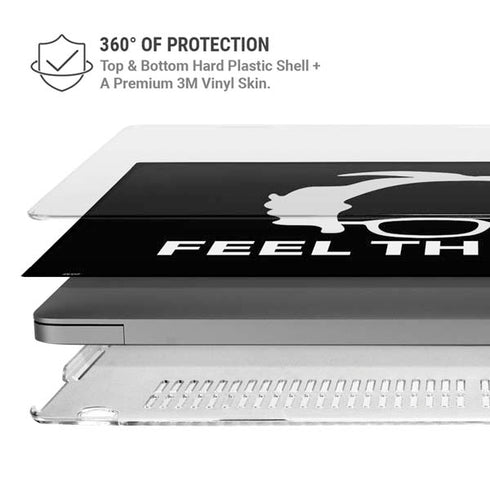 Feel The Bern Outline MacBook Cases