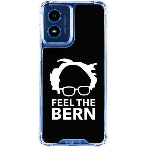Feel The Bern Outline Moto G 5G (2024) Clear Case