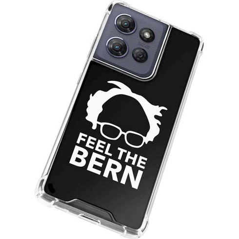 Feel The Bern Outline Moto G Play 5G (2025) Clear Case