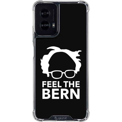 Feel The Bern Outline Moto G Power 5G (2024) Clear Case