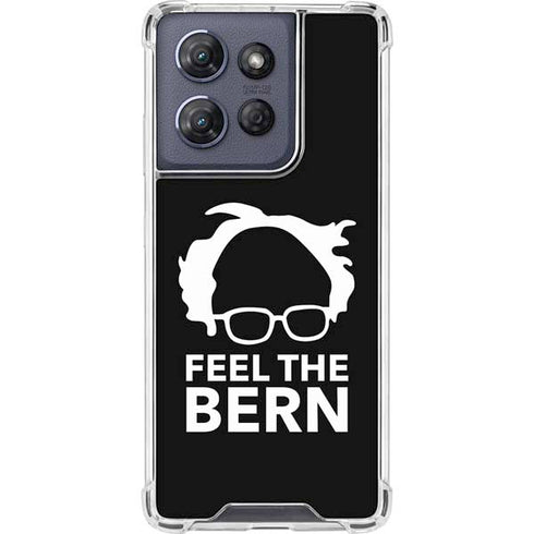 Feel The Bern Outline Moto G Power 5G (2025) Clear Case