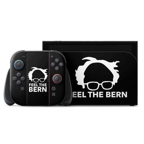 Feel The Bern Outline Nintendo Skins