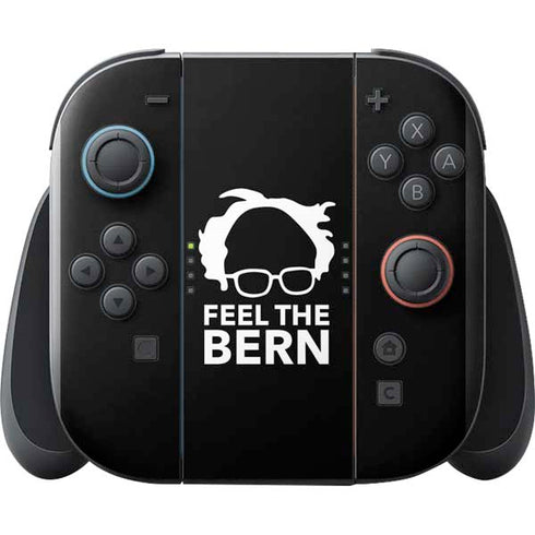 Feel The Bern Outline Nintendo Switch 2 (2025) with Joy-Con Skin