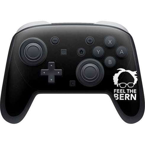 Feel The Bern Outline Nintendo Switch 2 (2025) Pro Controller Skin