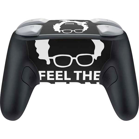 Feel The Bern Outline Nintendo Switch 2 (2025) Pro Controller Skin