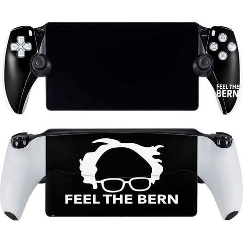 Feel The Bern Outline PlayStation Portal Remote Player Skin