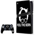 Feel The Bern Outline PlayStation PS5 Skins