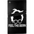 Feel The Bern Outline PS5 Pro Disk Console Skin