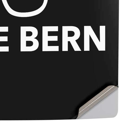 Feel The Bern Outline PS5 Pro Disk Console Skin