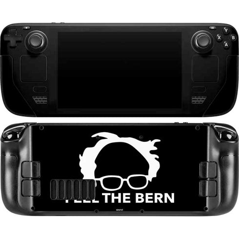 Feel The Bern Outline Steam Deck Handheld Gaming Computer OLED Skin