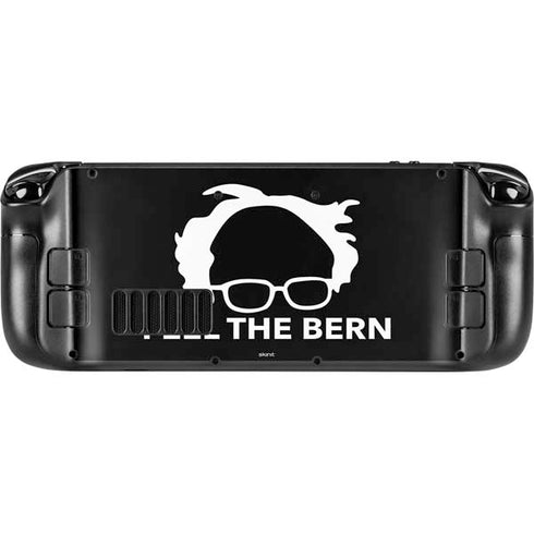 Feel The Bern Outline Steam Deck Handheld Gaming Computer Skin
