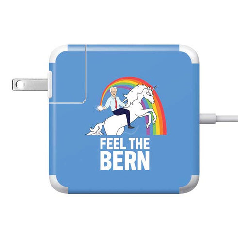 Feel The Bern Unicorn 85W Power Adapter (15 and 17 inch MacBook Pro Charger) Skin