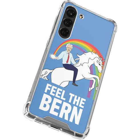 Feel The Bern Unicorn Galaxy S24 FE Clear Case