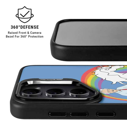 Feel The Bern Unicorn Galaxy S24 FE Kickstand Case